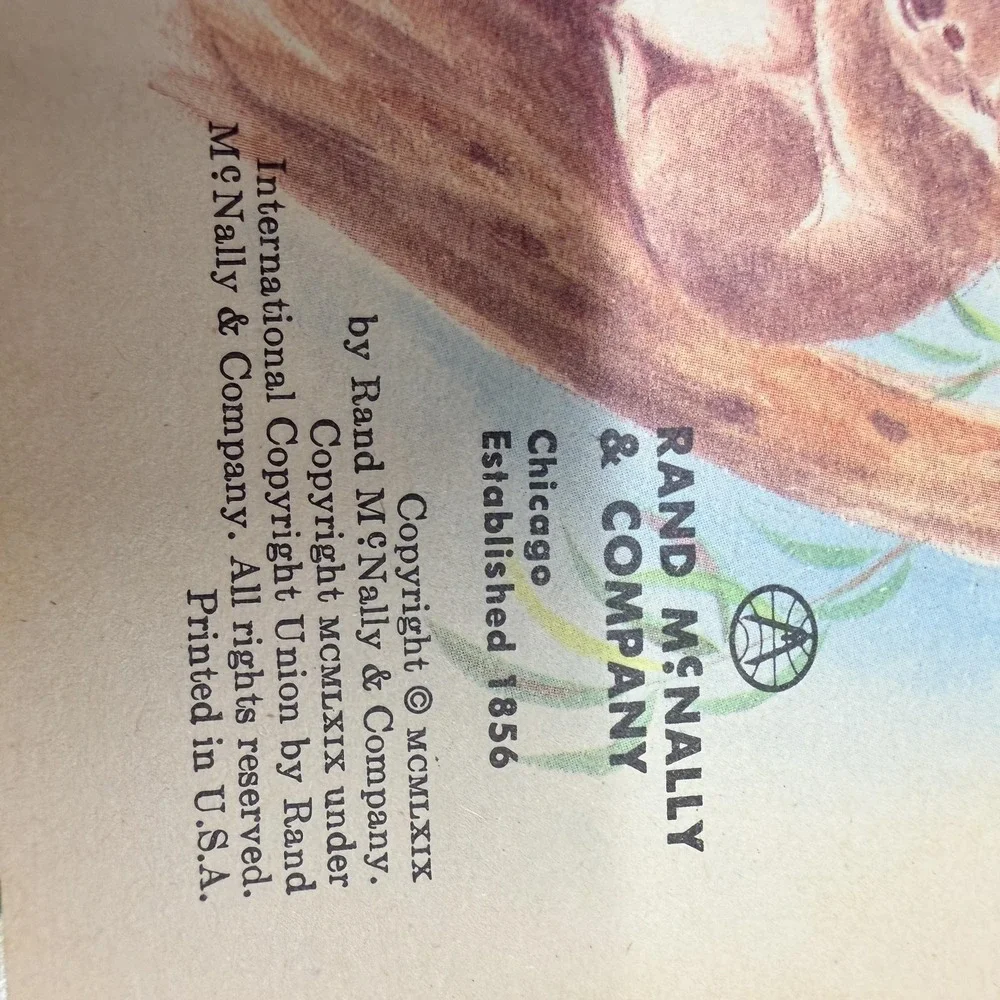 Vintage 1969 Let's Find Koala Bears Ida Harper Simmons Rand McNally Elf Book